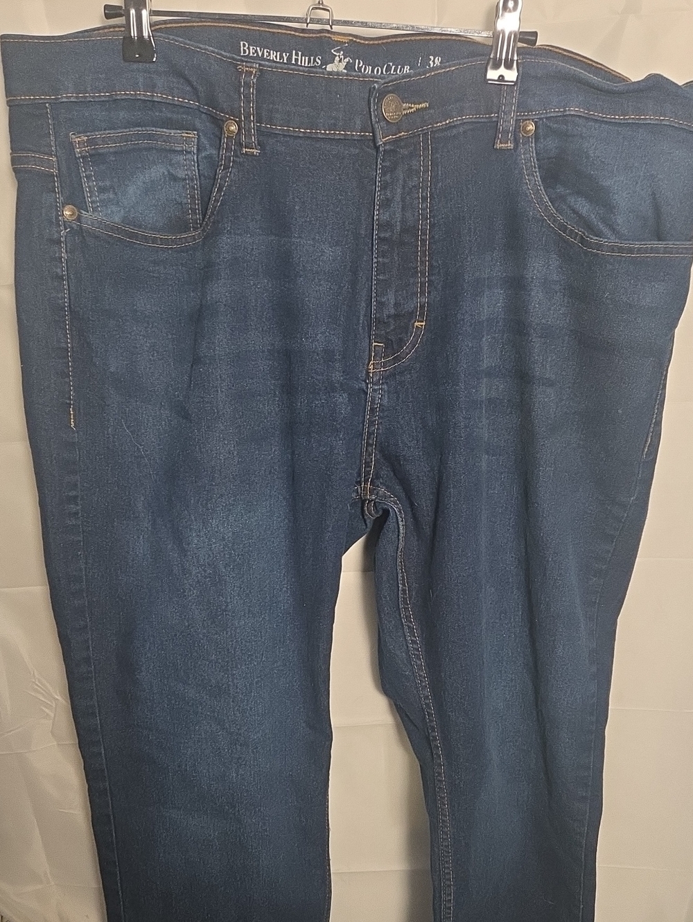 Beverly Hills Polo Club Men's Indigo Straight Jeans